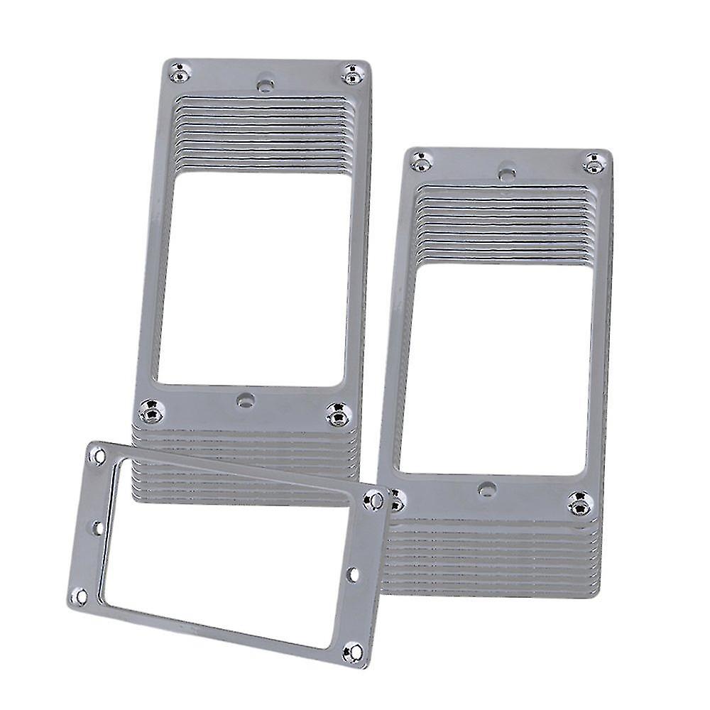 Gitarr Beslag Delar 20st Krom Elgitarr Hals & Bridge Pickup Monteringsringar