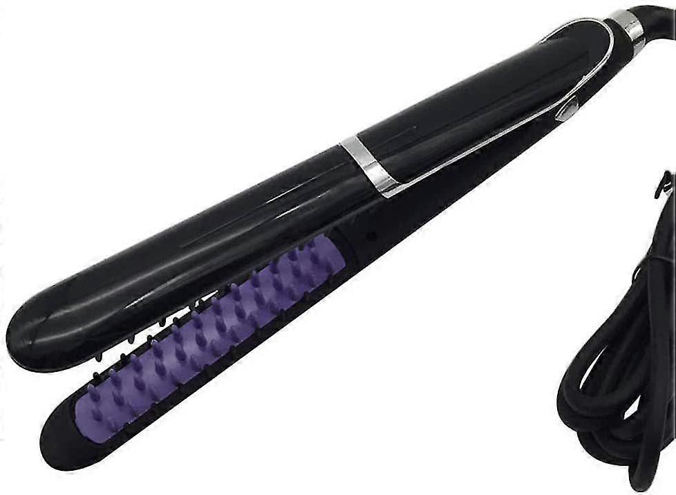 LED ion straightening brush, 3D ceramic splint