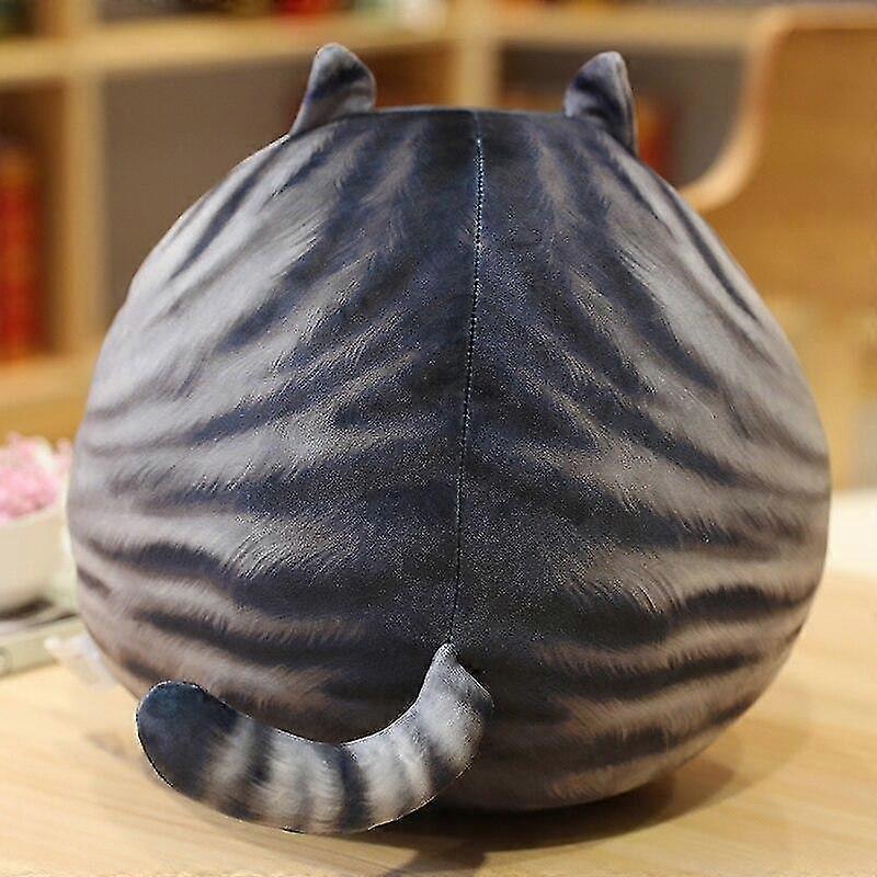 30cm 可爱肥猫毛绒玩具毛绒动物猫娃娃软枕头座垫礼物