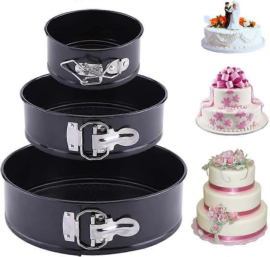 Springform Cake Pan 3 pices/Ensemble moules gteaux Anti-adhsifs Forme la ^