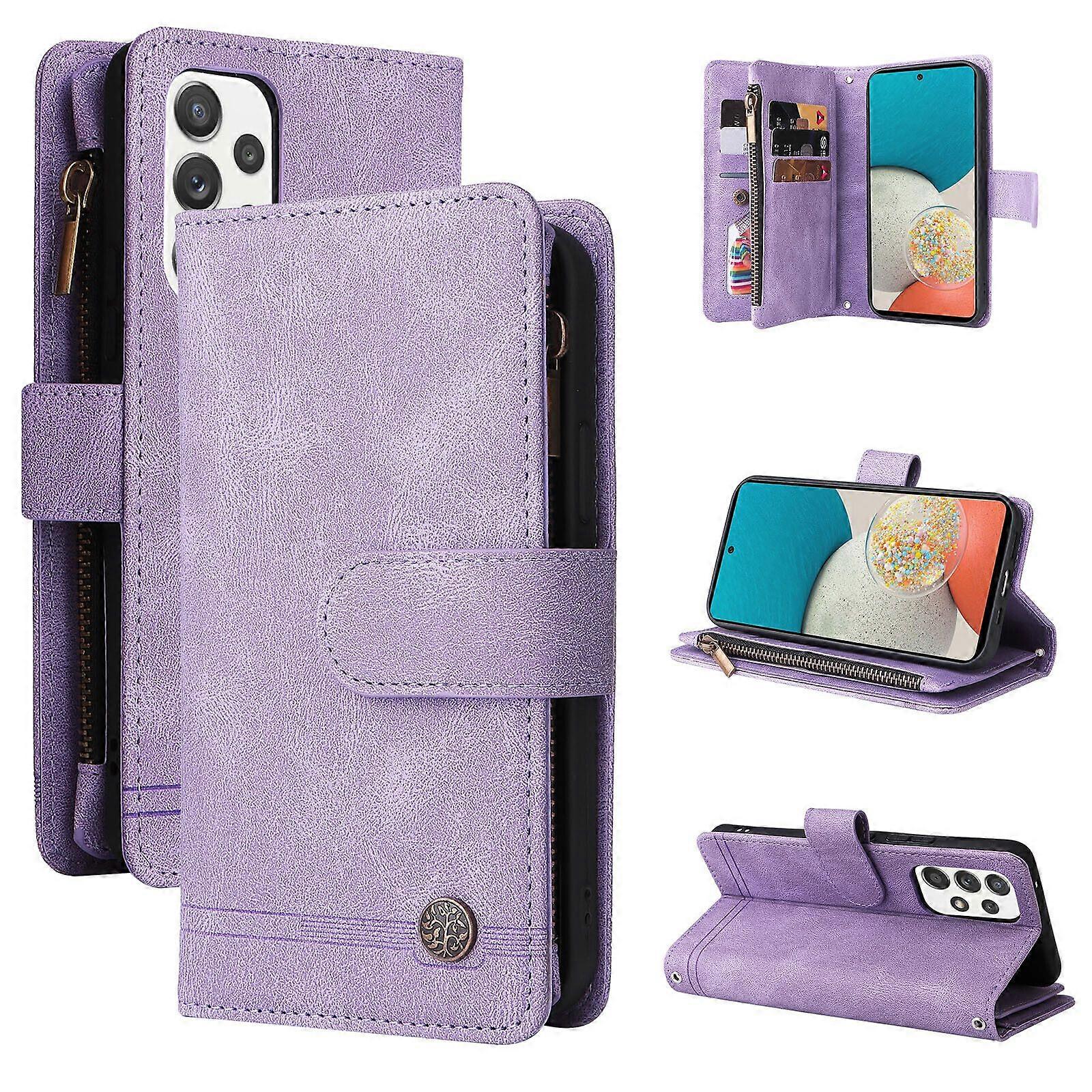 Gangxun Case for Samsung Galaxy A53 5G Leather Flip Folio Case with Credit Card Holder Money Pocket