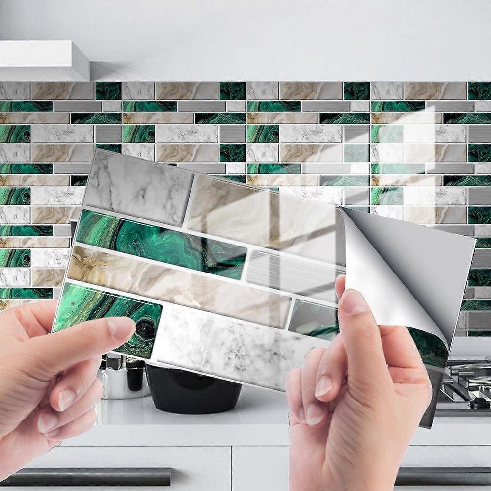 Rectangular tile adhesive (green, 48 pcs)