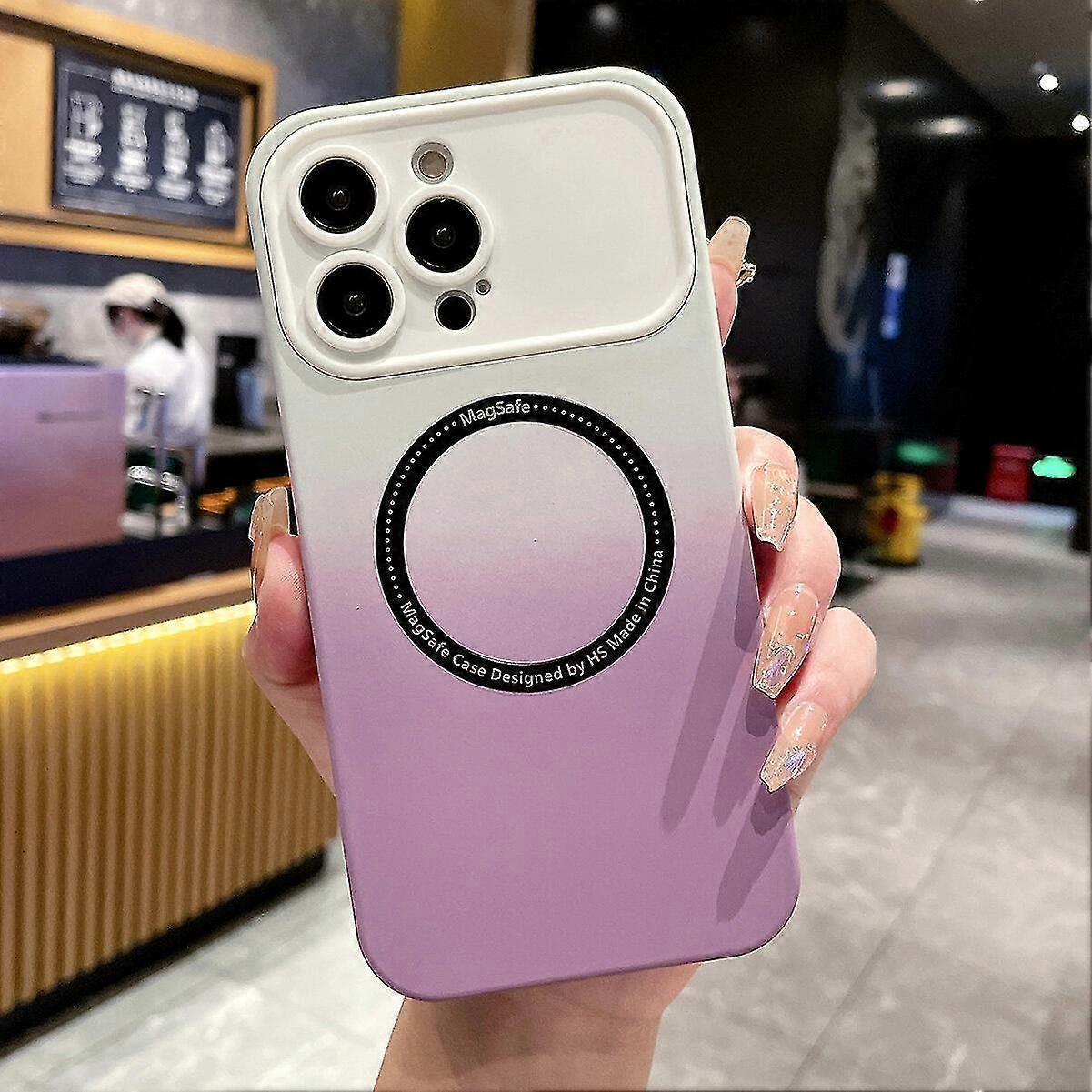 Gradient Magnetic Case For Iphone 11 Pro Max - High Quality, Anti-scratch, Non-slip, Dustproof, Shockproof, Full Protection, Comfortable Grip
