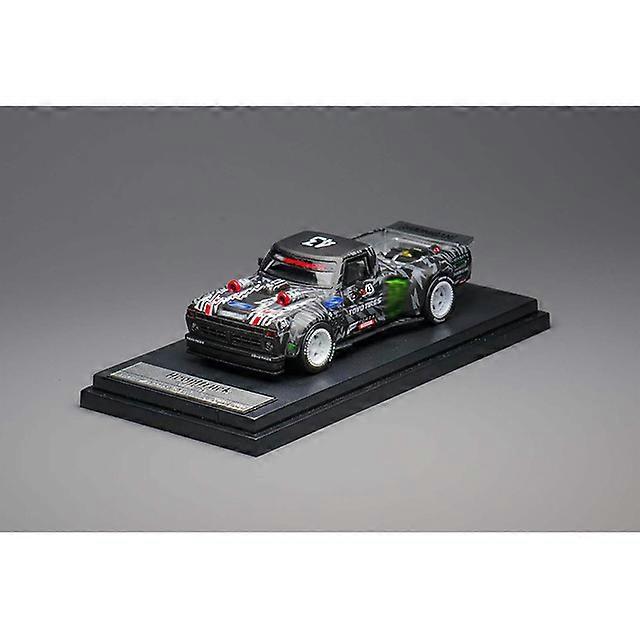 SW In Stock 1:64 Ken Block Hoonitruck F150 Tianmen Mountain Drift Diecast Diorama Car Model Collection Miniature Carros Toy