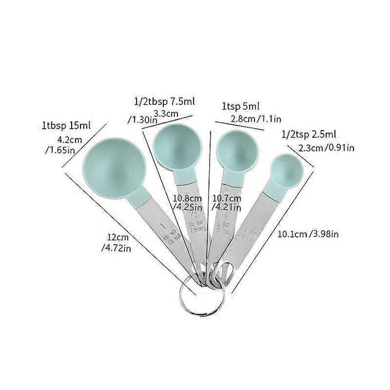 4/8pcs/set, Measuring Cups And Measuring Spoons Set, Multifunctional Plasitc Measuring Spoon With Stainless Steel Handle, Measuring Cup, Graduated Mea