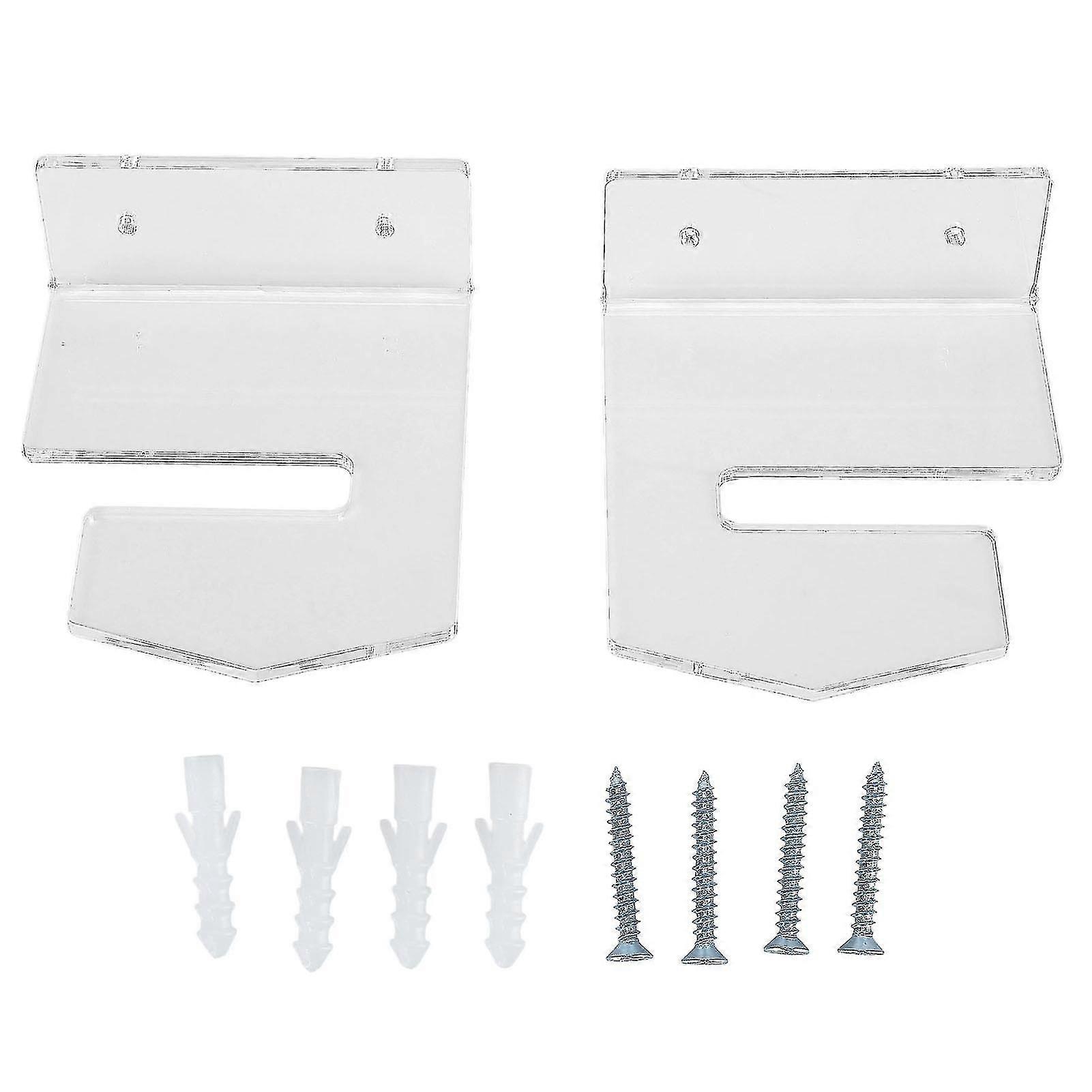 Durable Acrylic Wall Mount Skateboard Hanger Bracket for Home