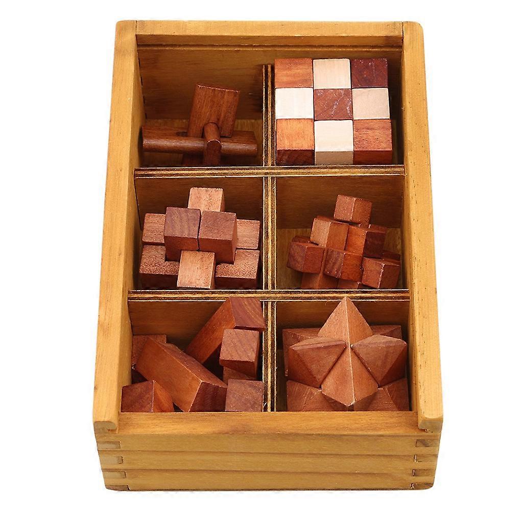 Sensorisk Toy Kongming Lock Puzzle Tangram Voksne Fidget Pocket Toy School Belønning