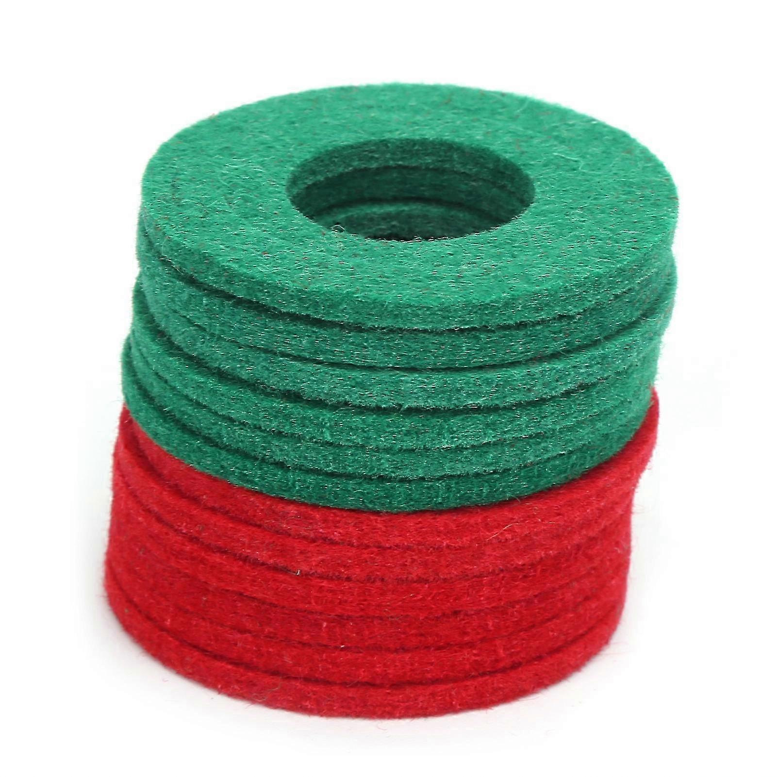 Battery Terminal Washer Set 12pcs Red and Green Anti Corrosion Cable Protection Mats
