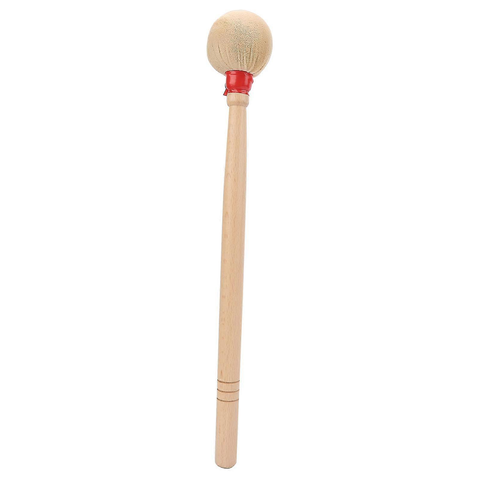 NonSlip Wood Bass Drum Mallet - Laminated Maple and Cotton Head - addicts and reeds Option