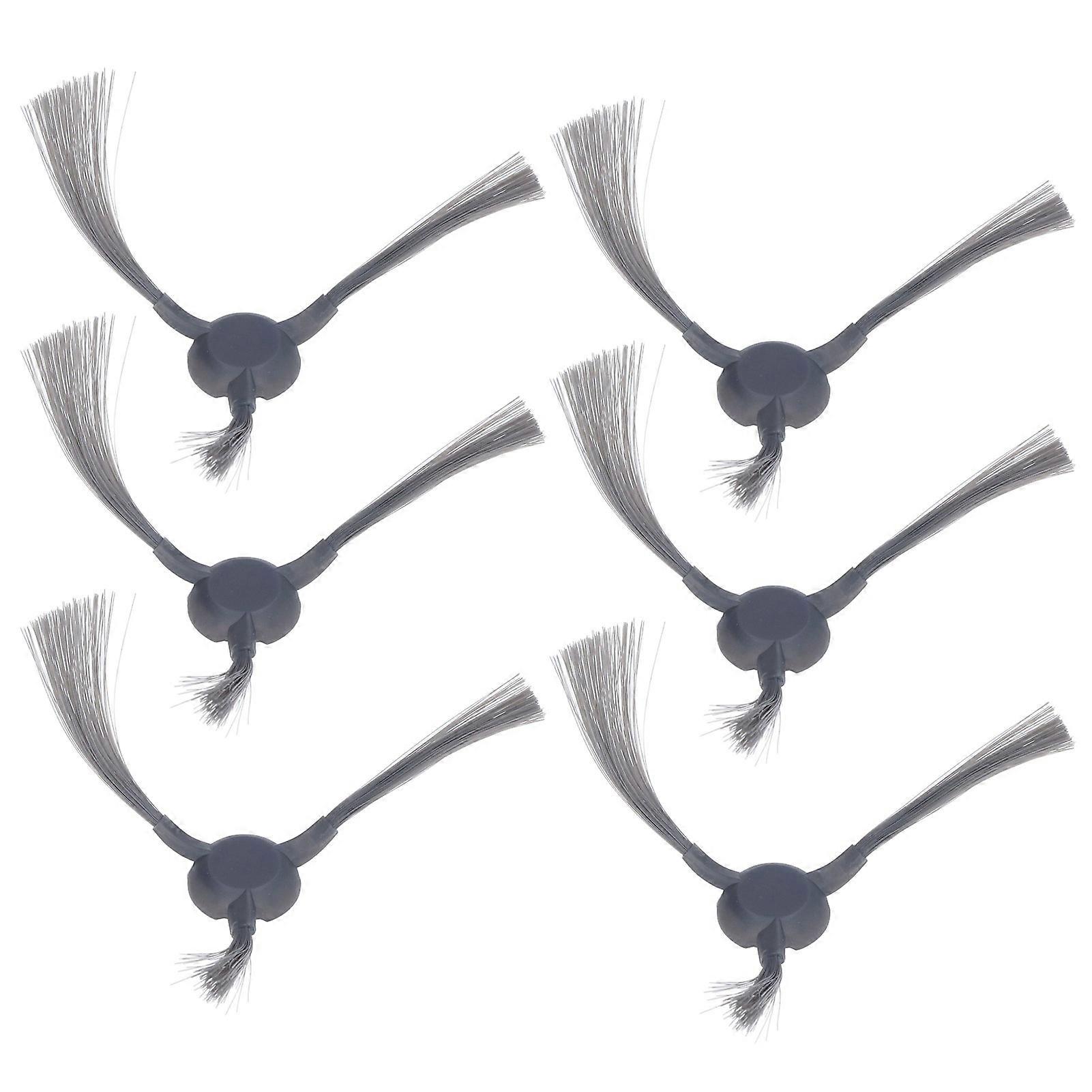 6pcs Side Brushes Soft Bristles Replacement Robot Cleaner Brush for ECOVACS N9+ Sweeper
