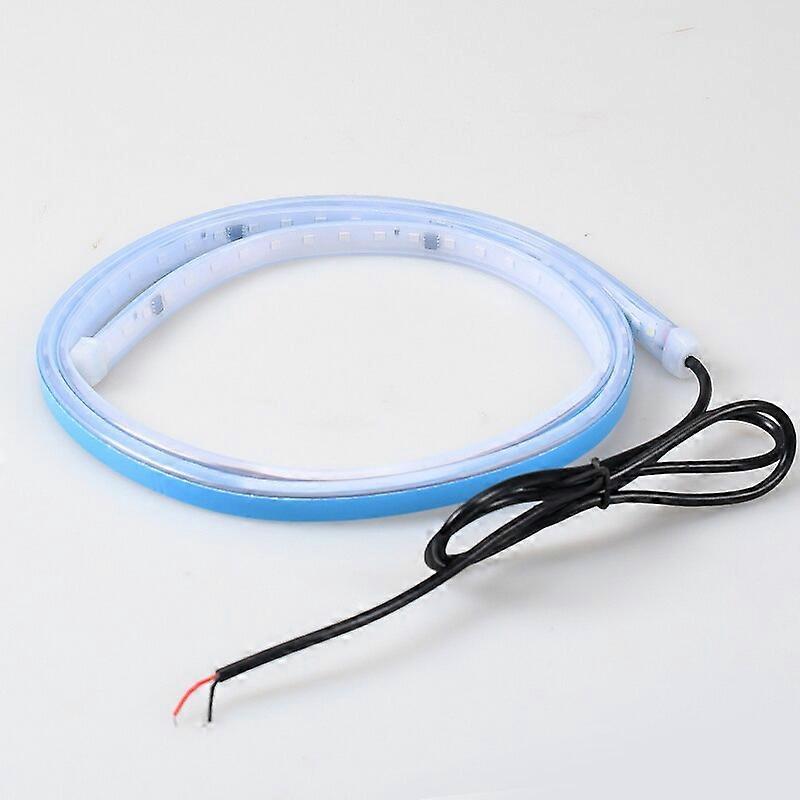 LED Car Door Opening Warning Light Strip 120cm Decoration Welcome Decor Lamp Anti Rear-end Collision Safety Auto Accessories 12v Motor Vehicle Lightin