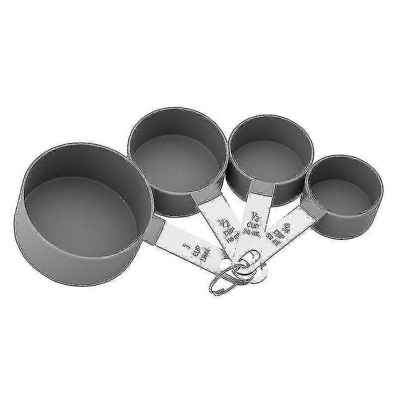 Measuring Cup Baking Tool Set 4 Pieces Grey