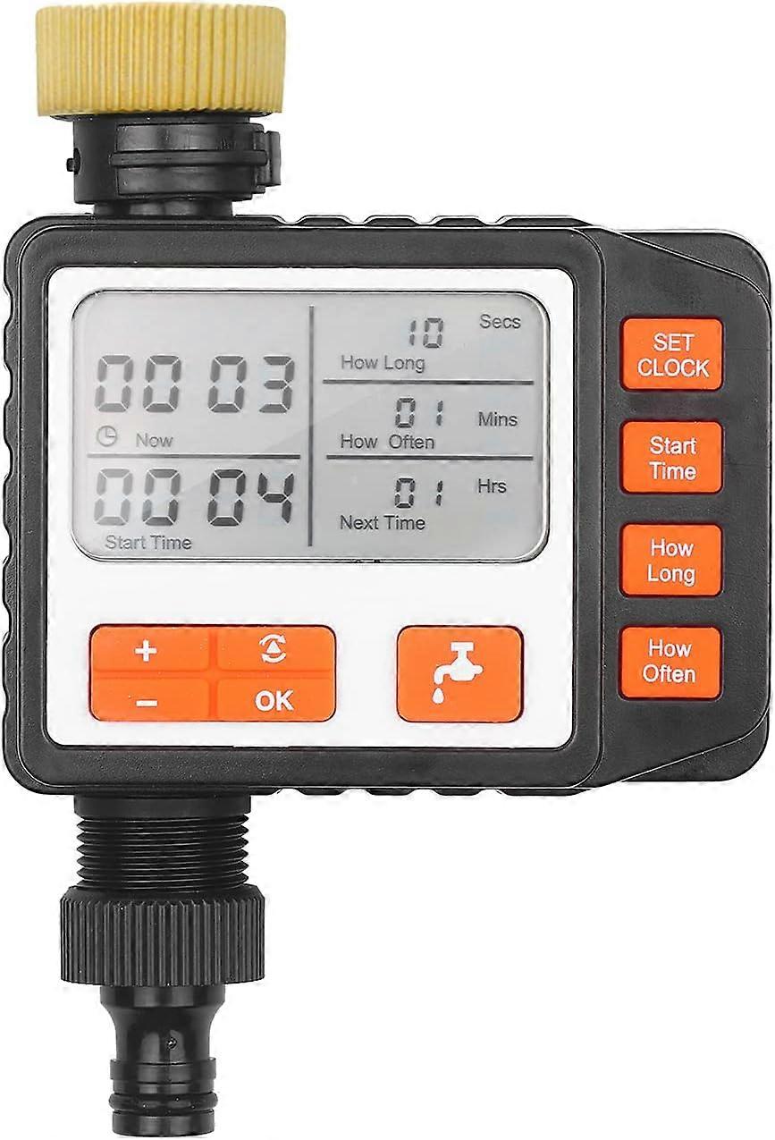 Automatic Watering Timer, Programmable Digital Hose Faucet Timer Smart Sprinkler Irrigation Watering System Controller for Garden Farm Lawn Flower