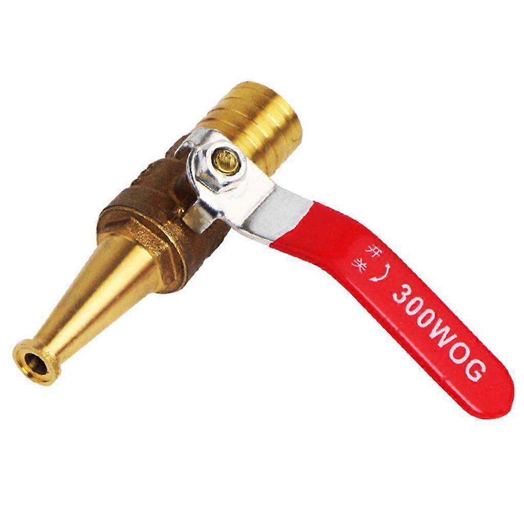 Garden Solid Brass Heavy Duty Adjustable Twist Hose Nozzle Jet Sweeper Nozzle