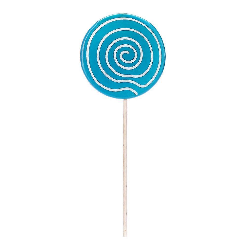 Lollipop Simulation Model Food Theme Photo Props Photography Decoration for Kids (Blue)