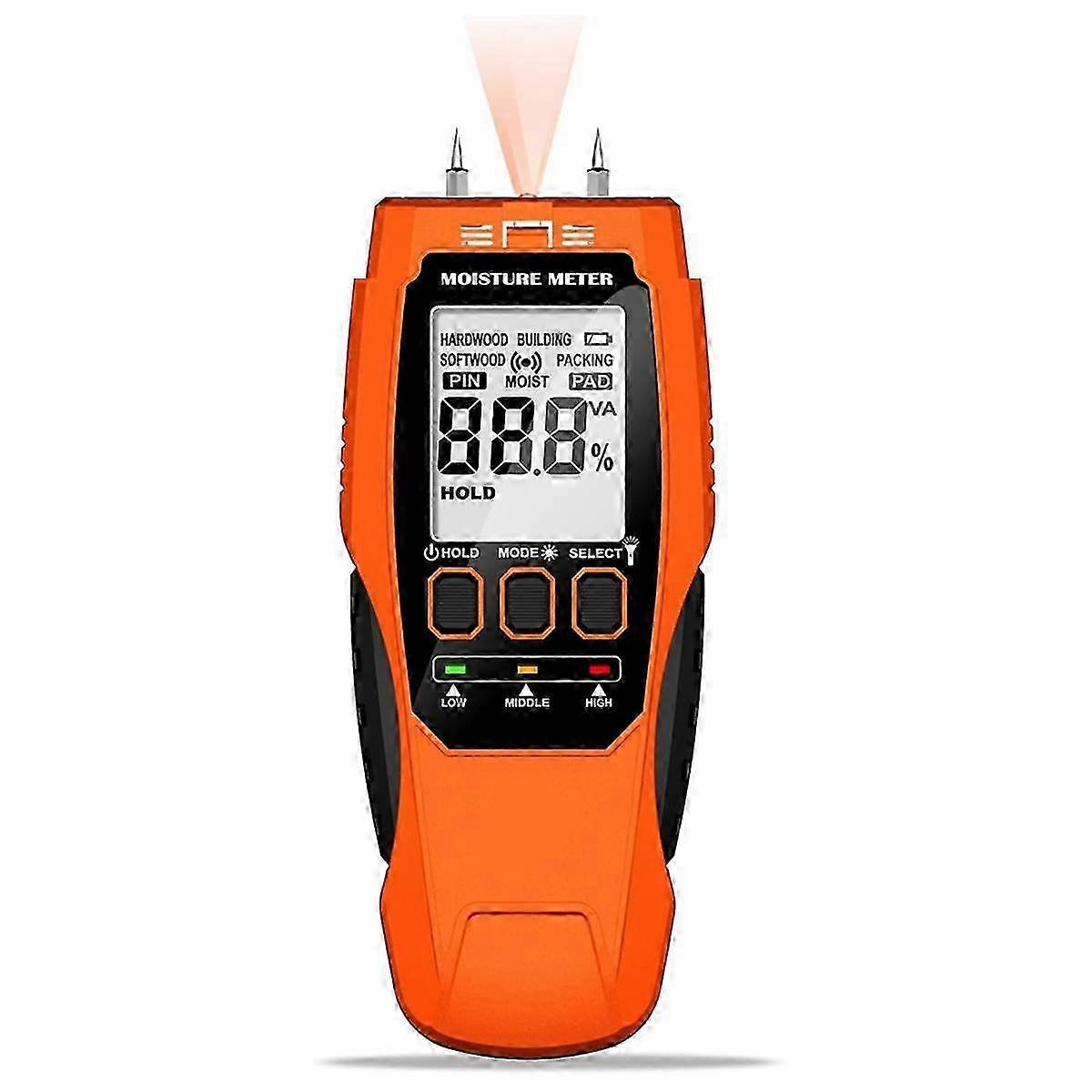 2 In 1 Moisture Meter, For Mold Self-testing,water Leak Detector,moisture Sensor For Firewood,drywall Mold Detector