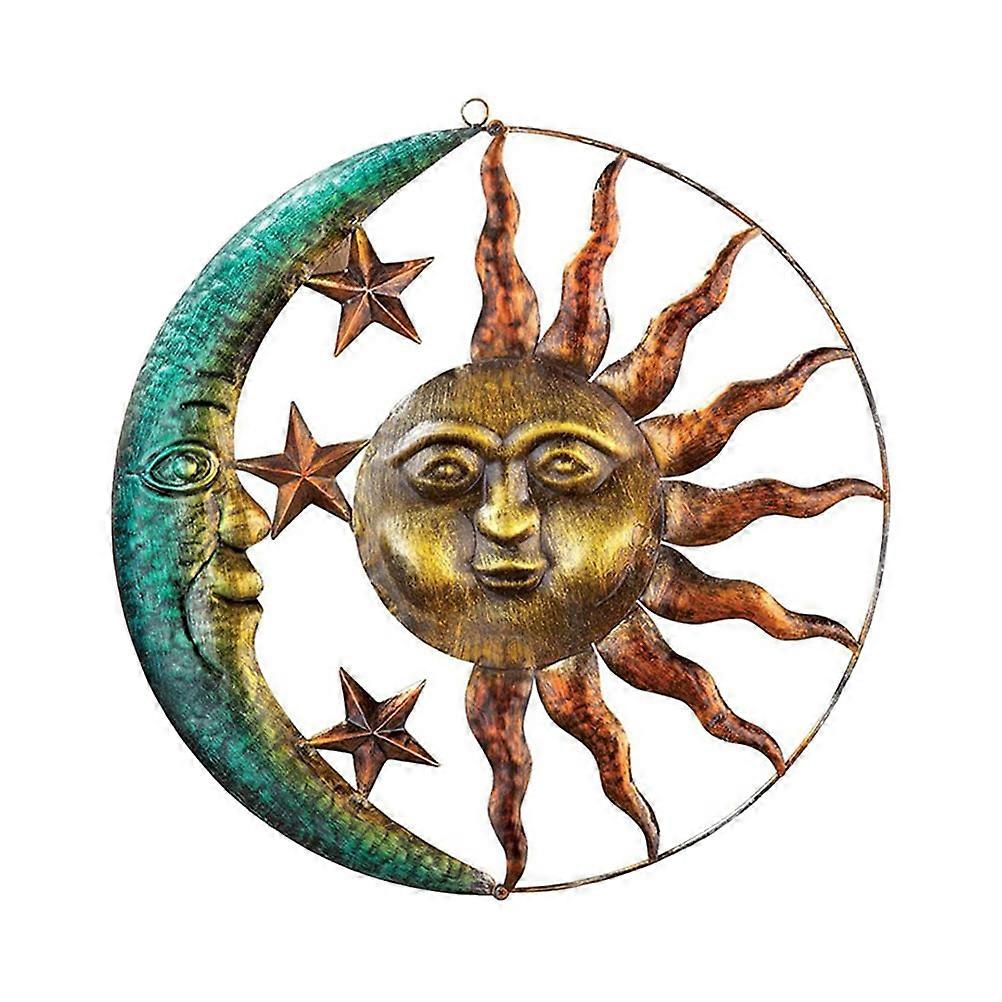 1 Pc Sun Moon Pendant Unique Wall Hanging Decoration Creative Wall Decor