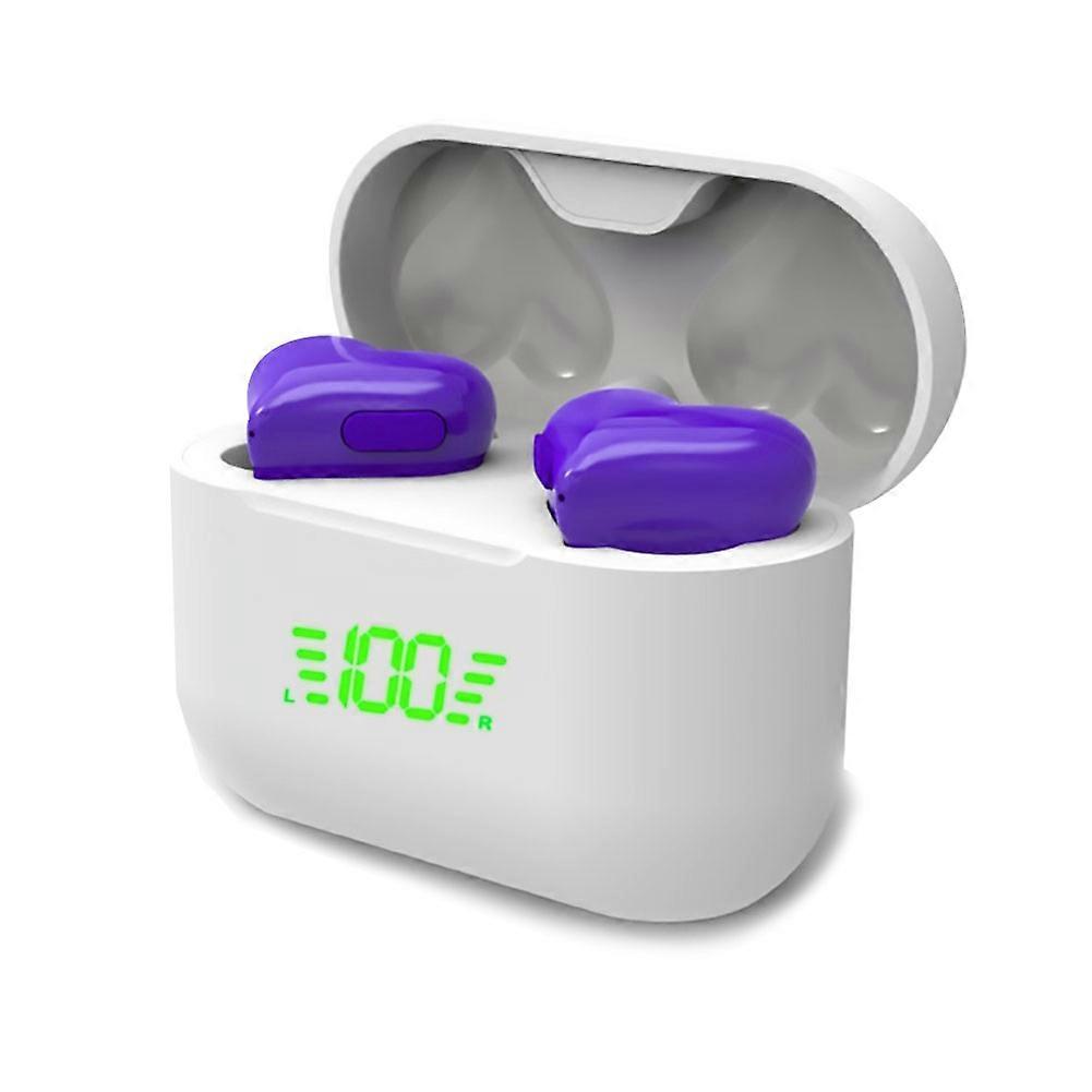 Heart Shaped Digital Display Earbuds Bluetooth 5.3 Bass Stereo Earbud Waterproof Cute in Ear Earbuds