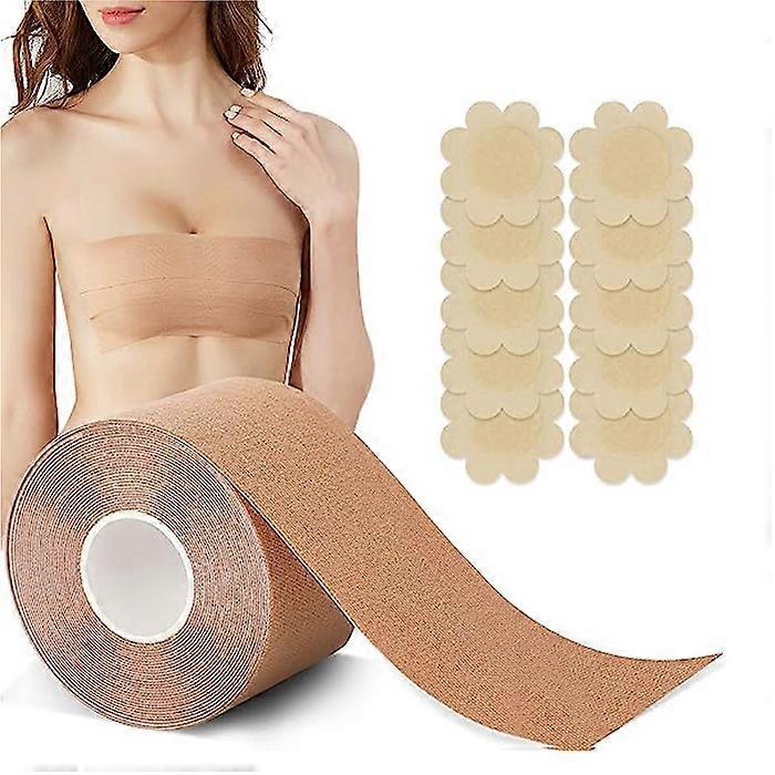 Breast Tape with Nipple Cover Waterproof Adhesive push up tape