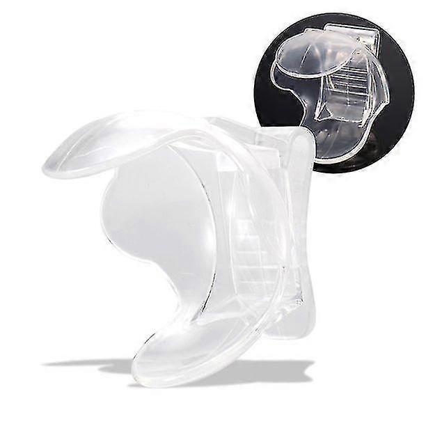 1pc透明テニスボールクリップテニストレーニングボールホルダー、テニスデッキテニス用品トレーニングゲームテニスシッティング