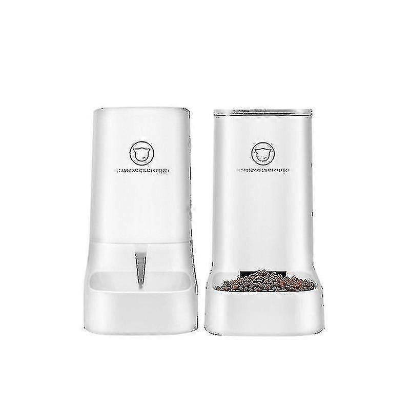 Automatisk kæledyrsfoder og vandføder forsyninger Automatisk feeder kattetørfoder Hundevandskålsfødersæt Automatisk kæledyrsfodervanddispenser NYHED