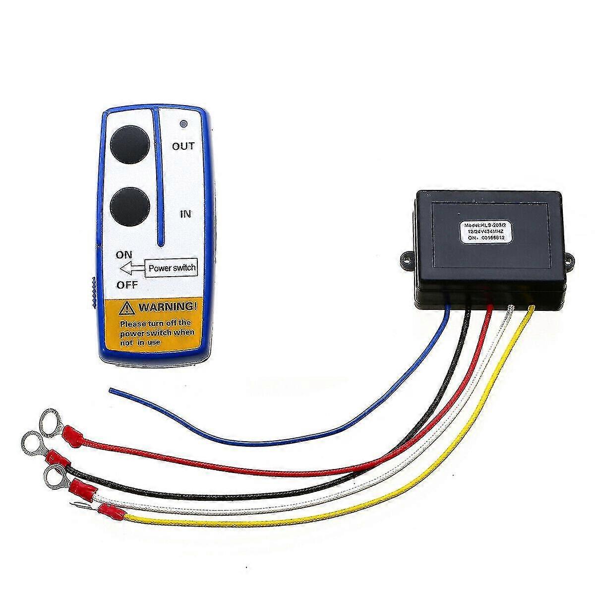 12v Wireless Recovery Winch Remote Control Switch Handset For Jeep Atv Suv Utv