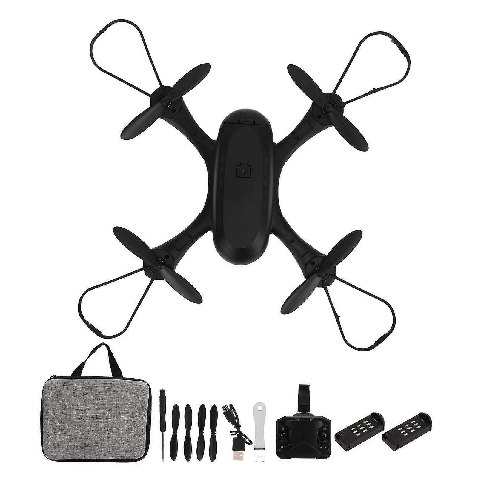 RC Drone with 4K HD Dual Cameras Optical Flow Positionin 4 Axle RC Quadcopter with LED Light for Kids Over 14