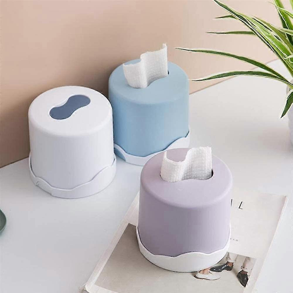 Tissue Box Round Tissue Boxes Roll Paper Tissue Holder