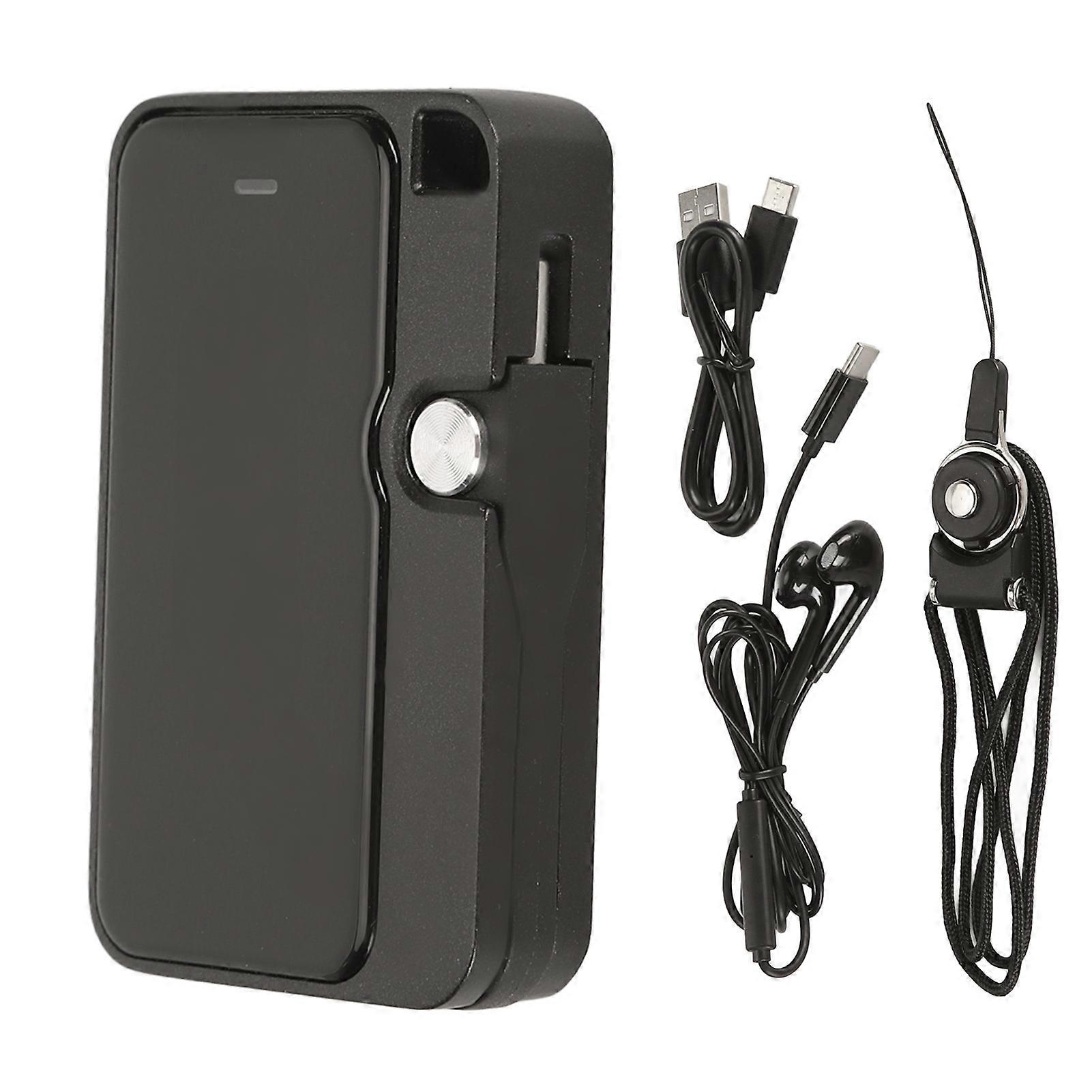 Digital Voice Recorder Noise Reduction MP3 Player Recorder 300mAh Portable Magnetic Sound Recording Device for Meetings 8GB