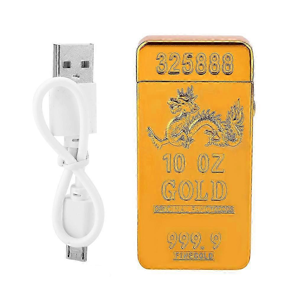 USB Rechargeable Double Arc Mini Portable Electric Cigarette Lighter  (Dragon)