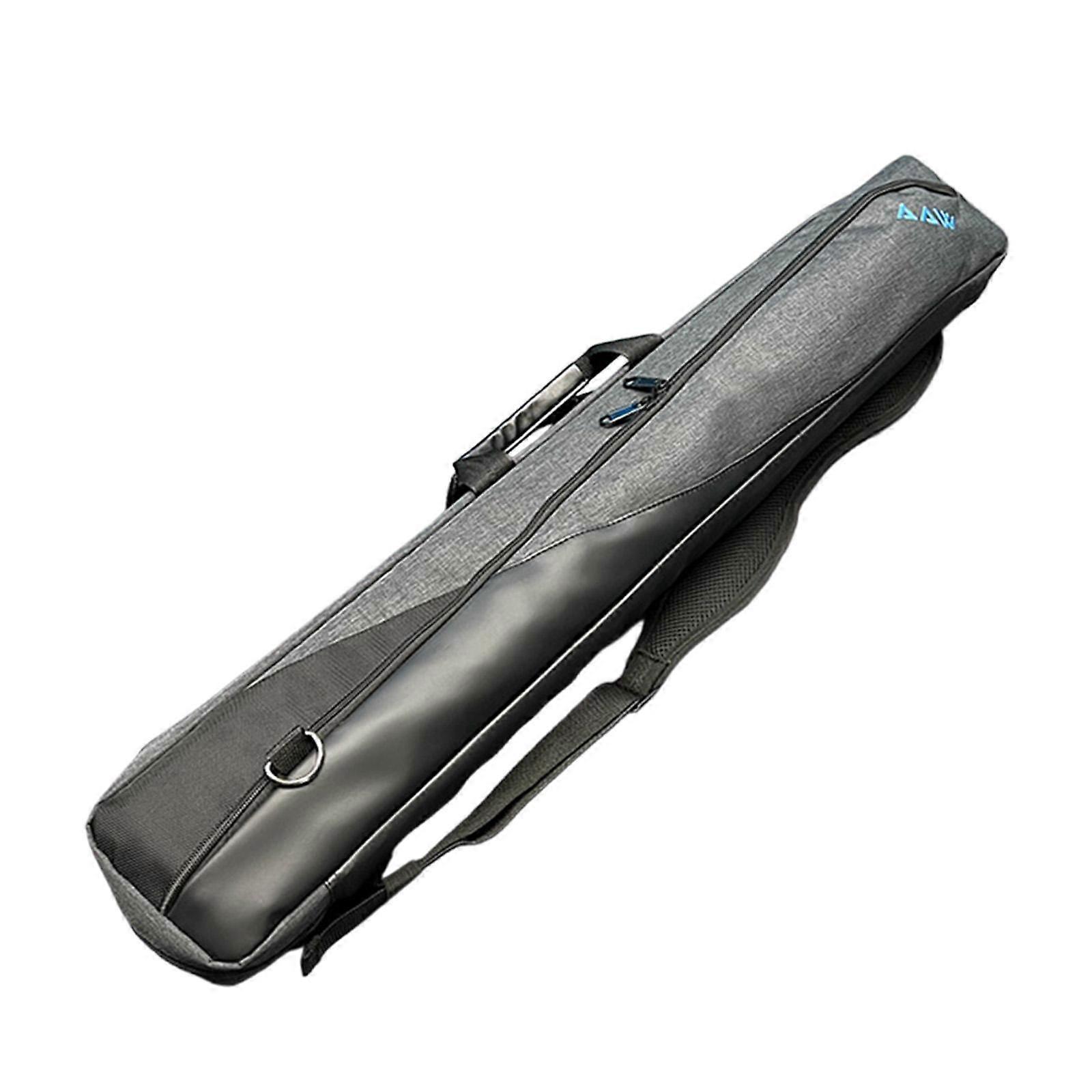 Pool Cue Rod Box Αξεσουάρ Μπιλιάρδου Φερμουάρ Μπιλιάρδο Pool Cue Κουβαλώντας Τσάντα Γκρι