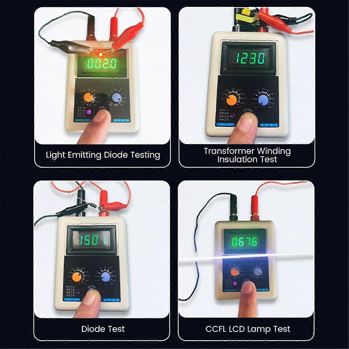 IGBT Tester 120-2700 V – Per Transistor, Diodi, MOS, LED E Triodi, Con Batteria Ricaricabile