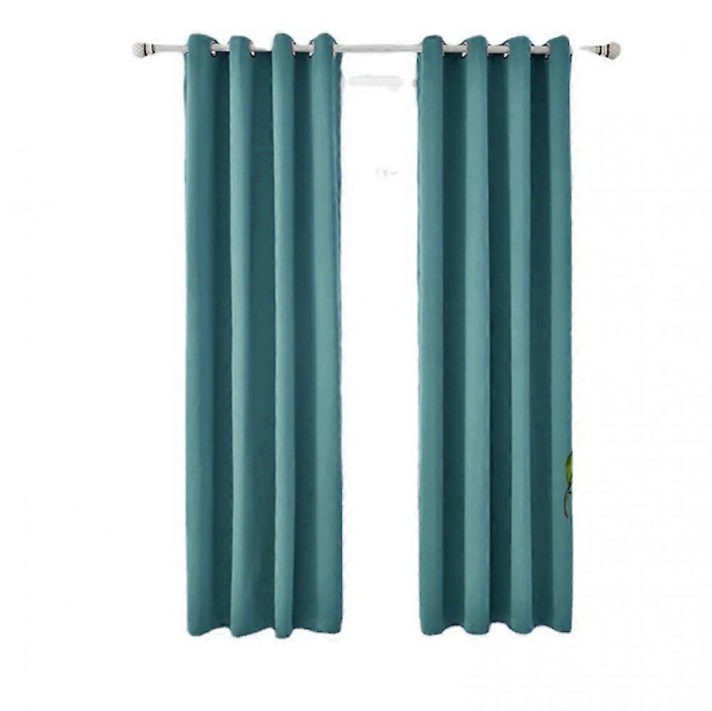 Bedroom Insulation Blackout Curtains To Ensure Privacy And Reduce Noise, 2 Pieces