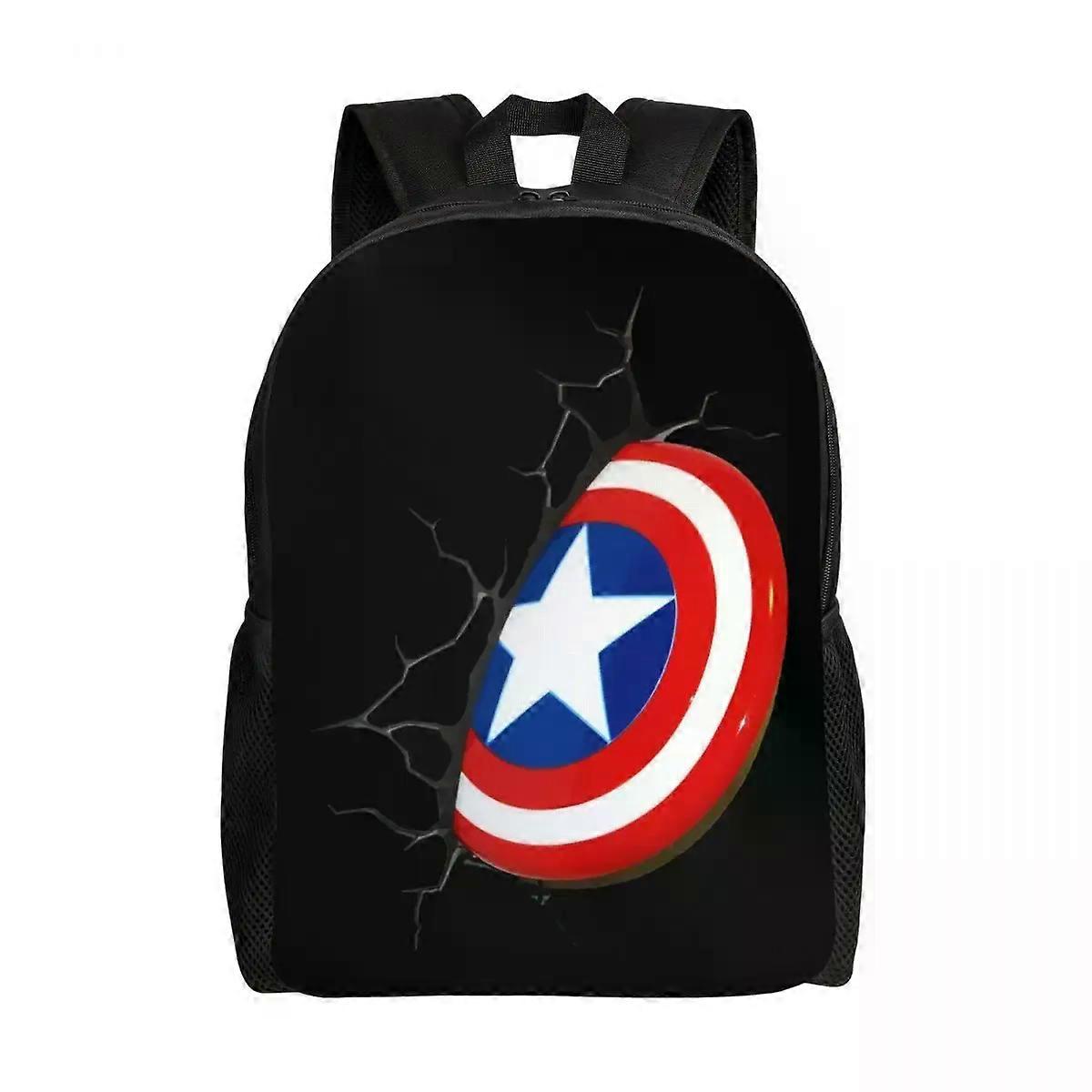 v1245 i896  Hulk Travel Backpack Women Men School Laptop Bookbag Captain America Earth Superhero Student Daypack Bags dbO896