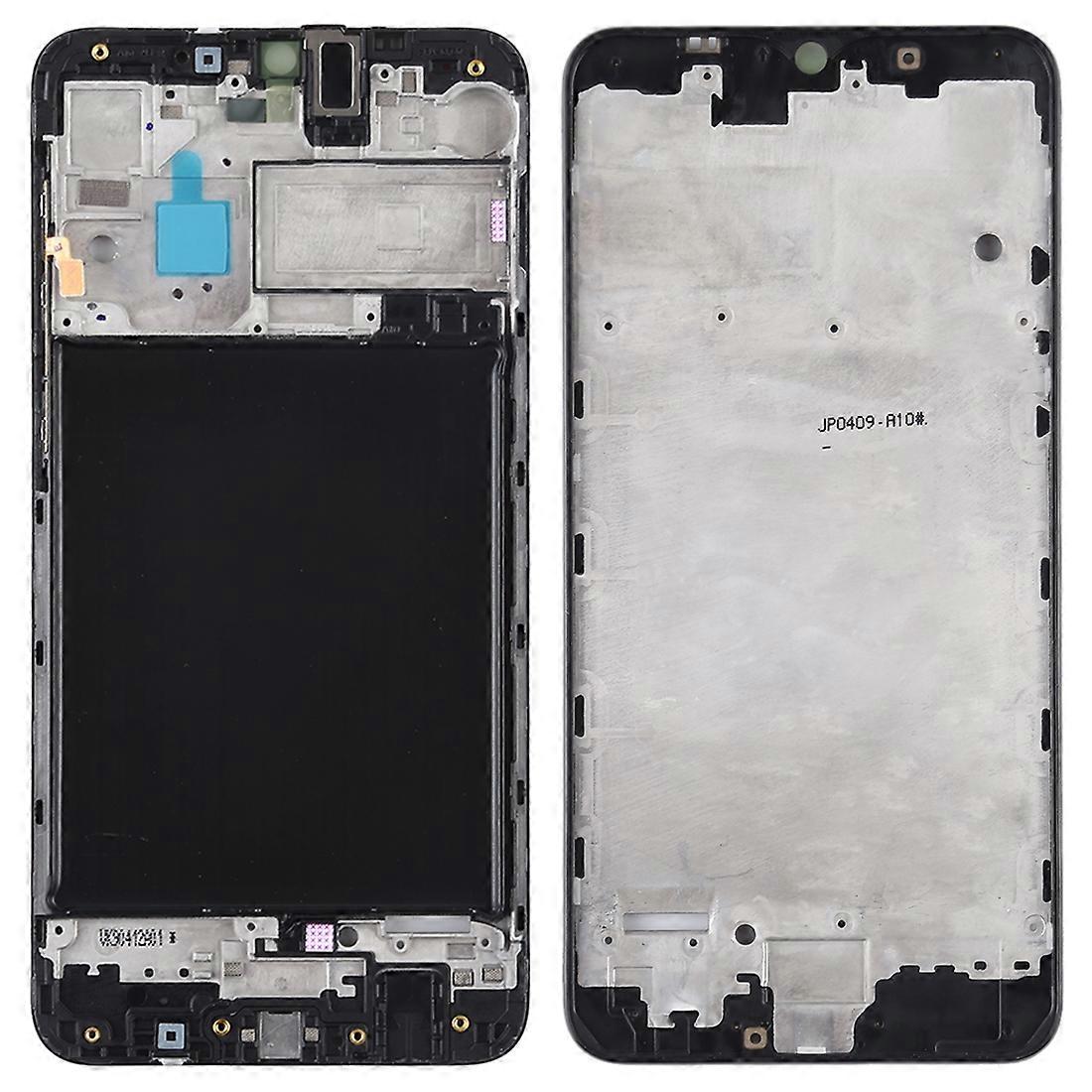 For Galaxy A10 Front Housing LCD Frame Bezel Plate (Black)