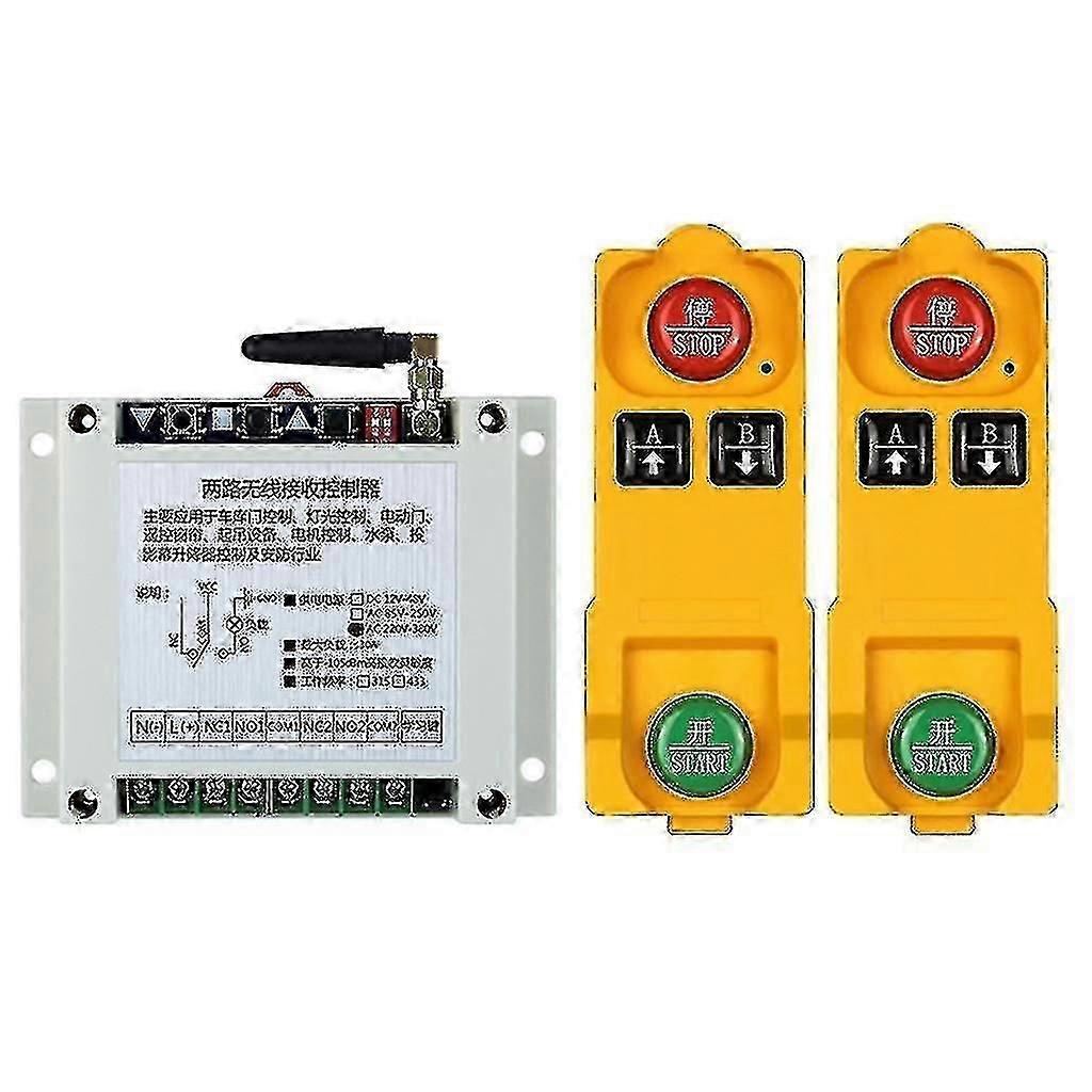 AC220V~380V Wireless Remote Control Switch Relay RF Transmitter 315/433MHZ P20250110501-Good