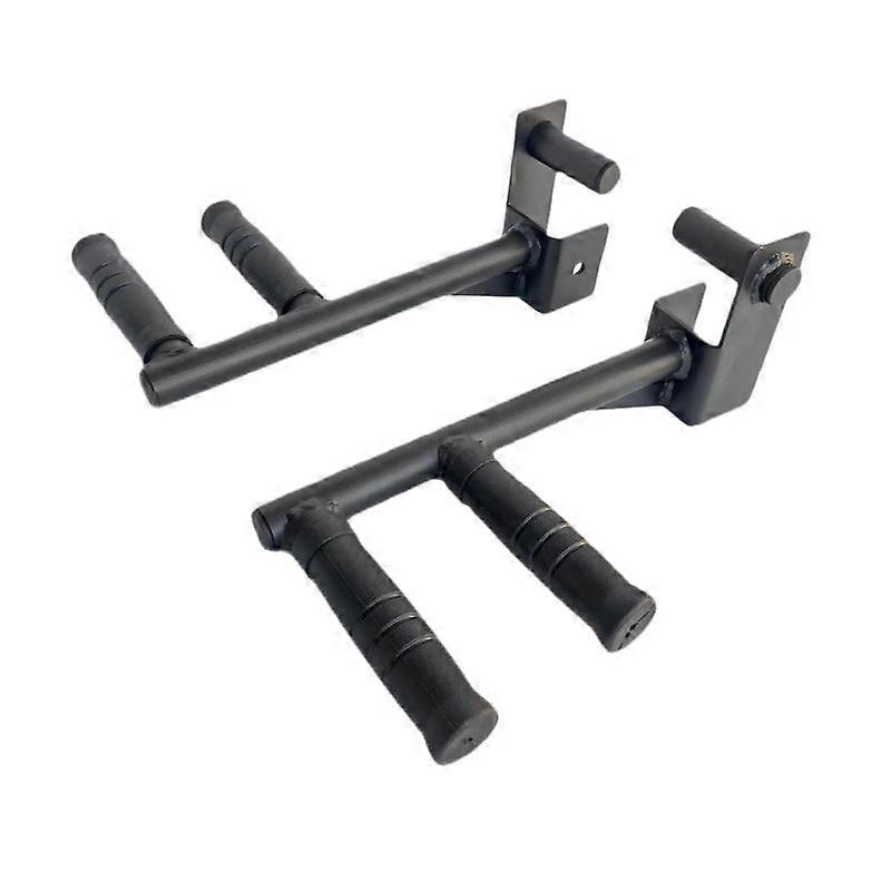 2Pcs Dip Bar Attachment Push up Grip Handles Chest Push up Triceps Training for Squat Rack Easy to Install Pull up Multi GripsP20211224636