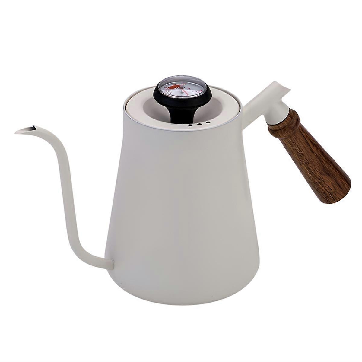 Wooden Handle Hand Brewing Kettle Home Narrow Mouth Kettle Drip Coffee Hand Brewing Kettle D