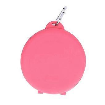 Cuenco plegable de silicona para mascotas, TPE grueso, antiderrames, cuencos de viaje plegables para perros para exteriores