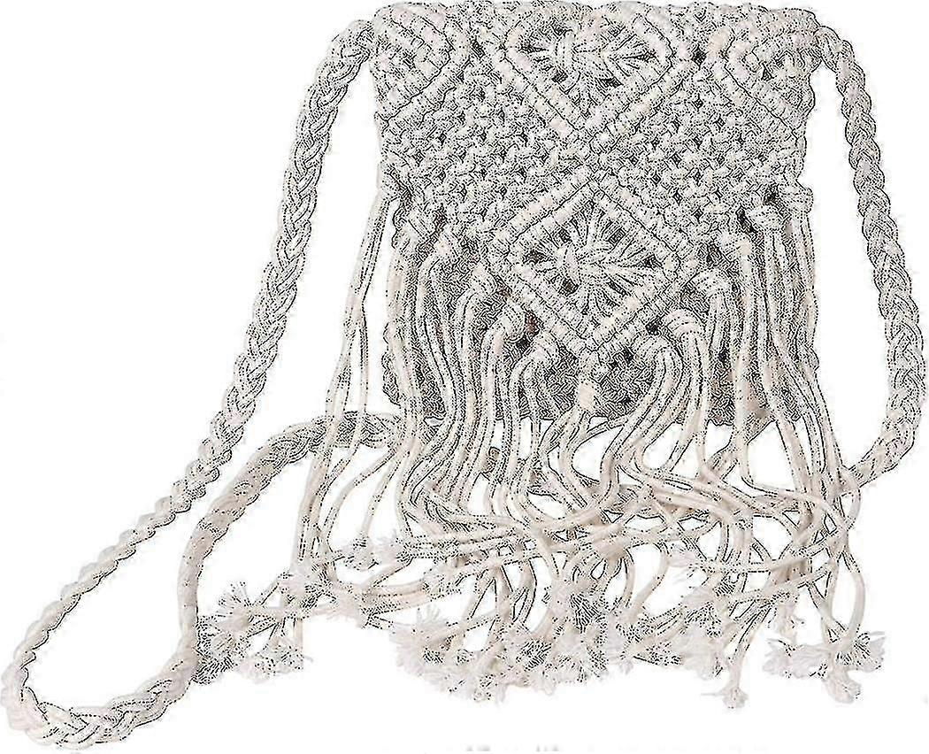 مبطنة الكروشيه المرأة كروس حقيبة الجسم البوهيمي الصيف شاطئ حقيبة الكتف f54