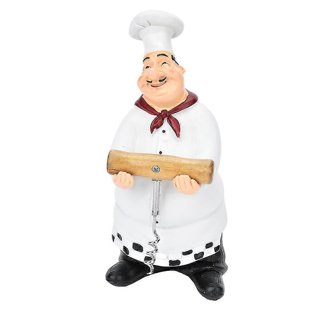 Mini Retro Resin Decorative Cooker Decoration Model Home Office Ornament(Wine Opener