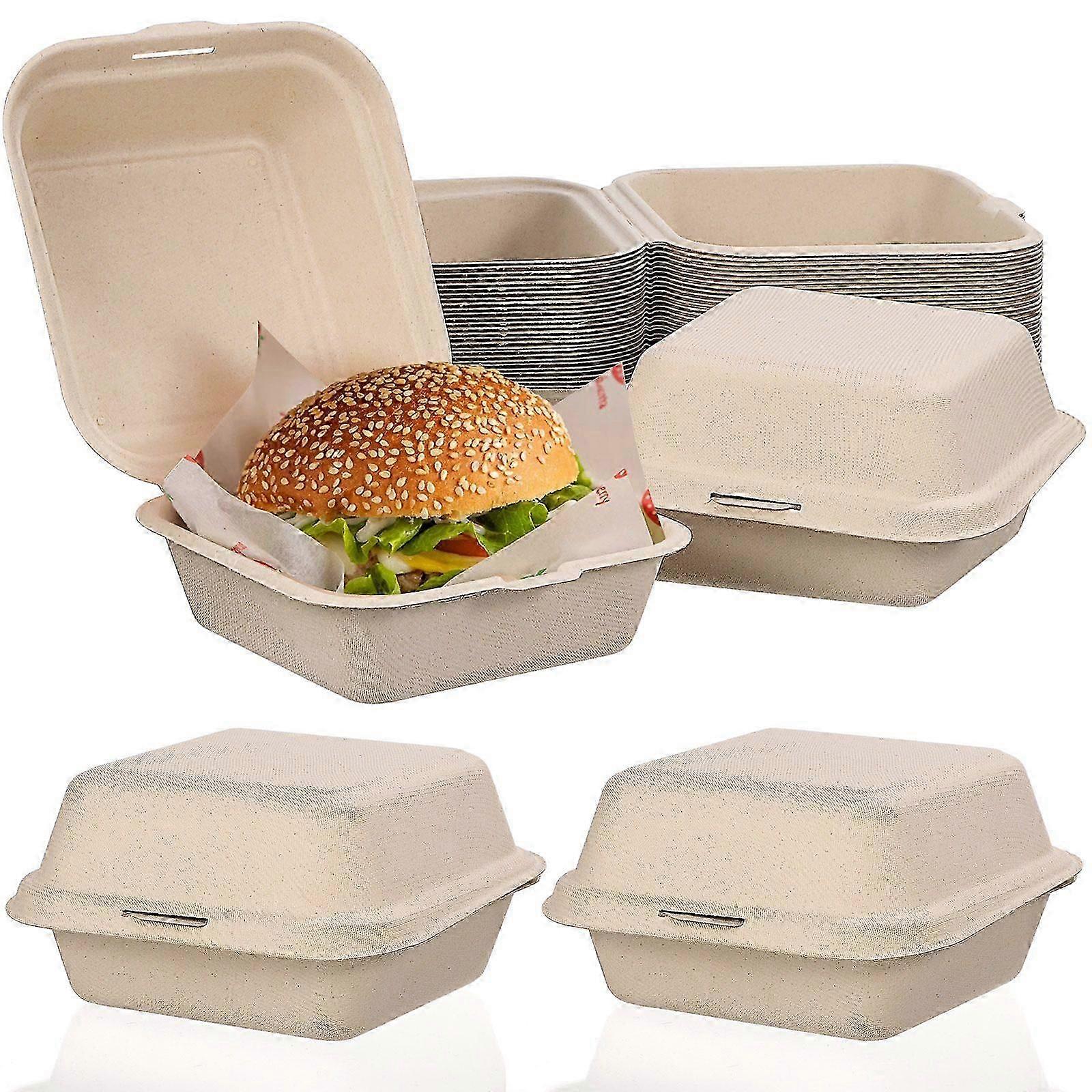 30Pcs Disposable Food Box To Go Box Disposable Food Container To Go Container Packaging Boxes