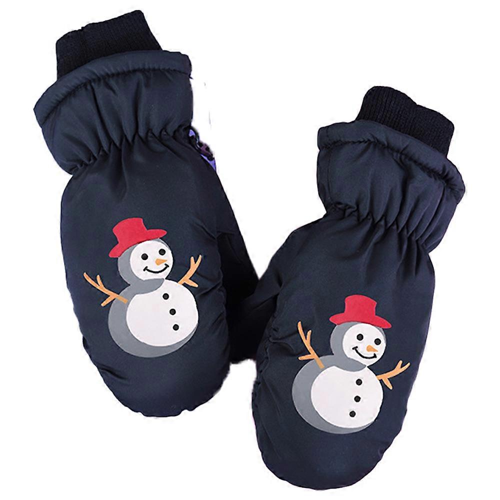 kids gloves, three-layer fleece lining