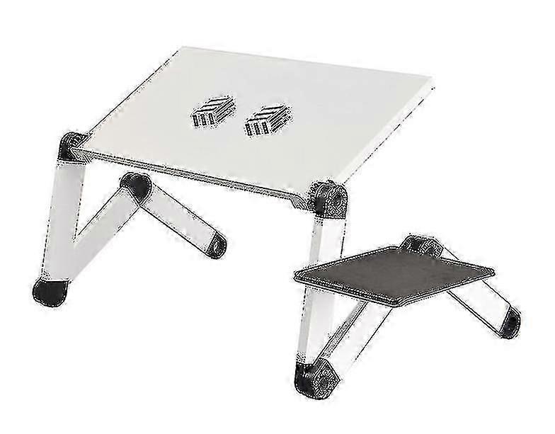 Laptop Table Portable Foldable Computer Tablet Stand with Cooling Fan