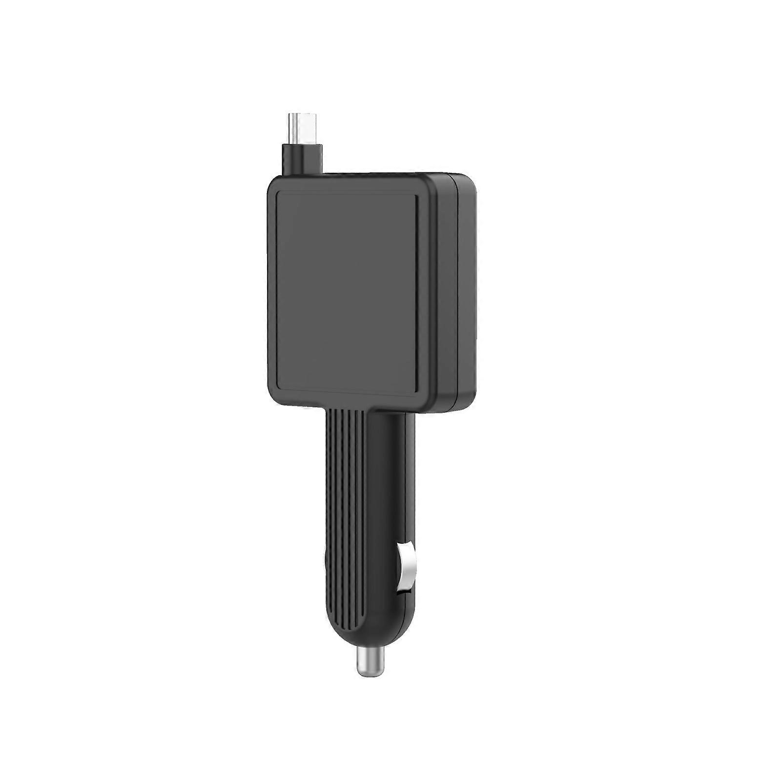Retractable Car Charger for Phone USB C Car Charger Adapter with PD30W Fast Charging Cable for Smartphones Tablet