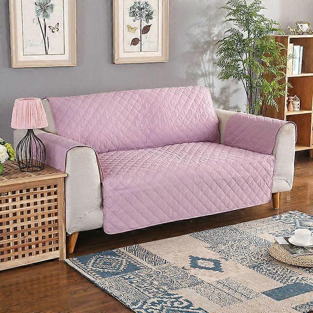Solid Color Sofa Cover Waterproof Removable Towel Armrest Couch Covers Slipcovers Couch Dog Pets Single /Two /Three Seater