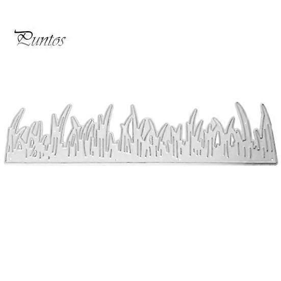 Template Mould Anti-shock Wide Usage Carbon Steel Mini Grass Lawn Border DIY Cutting Die for Scrapbook