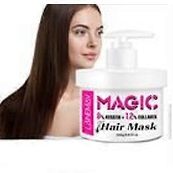 Magic Hair Repair Mask for Dry Damaged Hair, Keratin + Collagen Treatment Deep Conditioning for Color Treated Hair Bleached Frizzy Split Ends