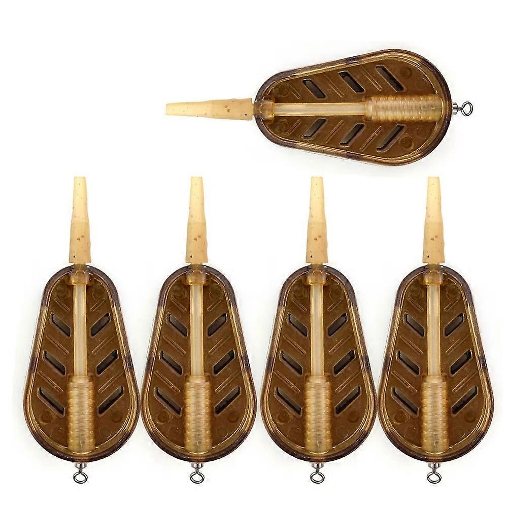 5Pcs Carp Fishing Method Feeder Cage 20g Quick Release Bait Cage