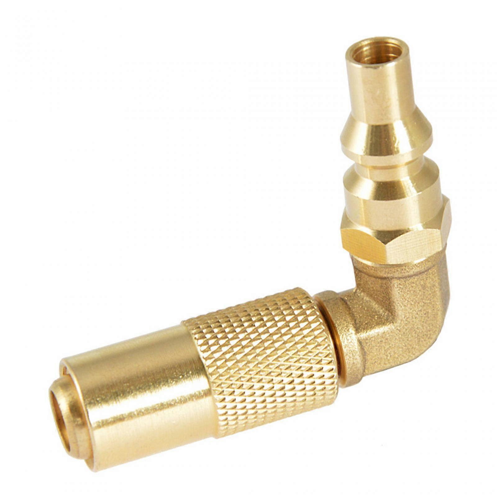 1/4' RV Quick Connect Adapter Conversion Fitting Elbow for Camping RV Grill